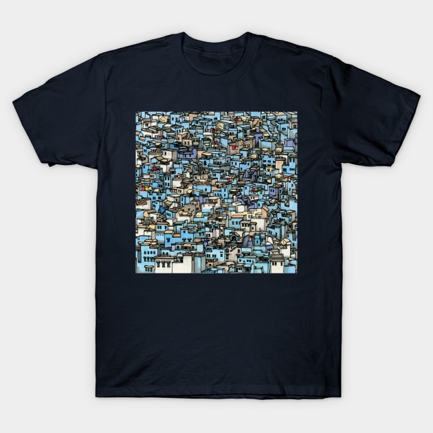 Chefchaouen T-Shirt by maxwellillustration